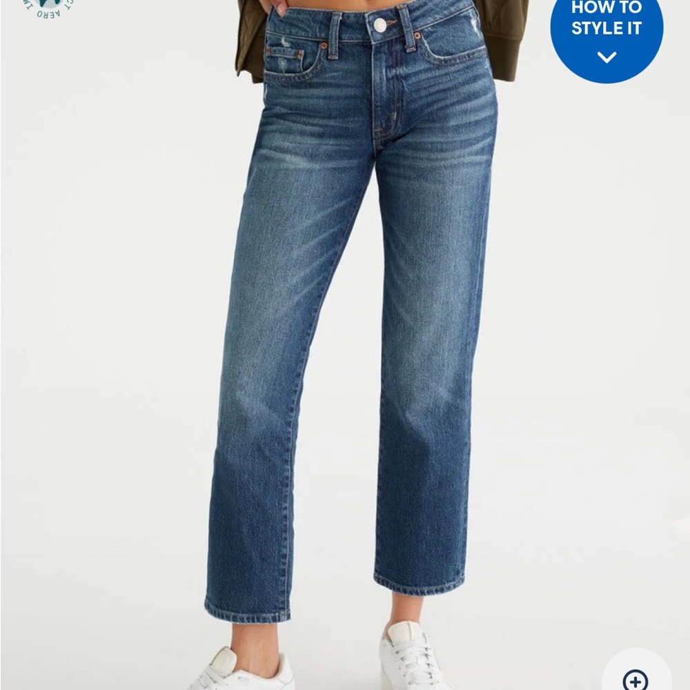 Aeropostale Mid rise ankle straight jeans